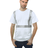Bayside Unisex USA - Made Hi - Visibility Comfort Trim T-Shirt - White - Bayside 3700 White S Short Sleeve T-Shirts