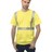 Bayside Unisex USA - Made Hi - Visibility Comfort Trim T-Shirt - Yellow - Bayside 3700 Yellow S Short Sleeve T-Shirts