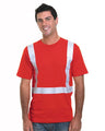 Bayside Unisex USA - Made Hi - Visibility Performance T-Shirt - Bayside 3755 Charcoal S Short Sleeve T-Shirts