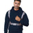 Bayside Unisex USA - Made High Visibility Hooded Sweatshirt - Bayside 3739 Navy S Sweatshirts