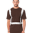 Bayside Unisex USA - Made High Visibility Pocket T-Shirt - Chocolate - Bayside 3771 Chocolate S Short Sleeve T-Shirts