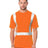 Bayside Unisex USA - Made High Visibility Pocket T-Shirt - Orange - Bayside 3771 Orange S Short Sleeve T-Shirts