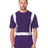 Bayside Unisex USA - Made High Visibility Pocket T-Shirt - Purple - Bayside 3771 Purple S Short Sleeve T-Shirts
