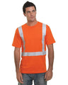 Bayside Unisex USA - Made High Visibility T-Shirt - Army - Bayside 3751 Army S Short Sleeve T-Shirts