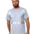 Bayside Unisex USA - Made High Visibility T-Shirt - Ash - Bayside 3751 Ash S Short Sleeve T-Shirts