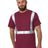Bayside Unisex USA - Made High Visibility T-Shirt - Burgundy - Bayside 3751 Burgundy S Short Sleeve T-Shirts