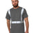 Bayside Unisex USA - Made High Visibility T-Shirt - Charcoal - Bayside 3751 Charcoal S Short Sleeve T-Shirts