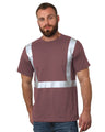 Bayside Unisex USA - Made High Visibility T-Shirt - Clay - Bayside 3751 Clay S Short Sleeve T-Shirts