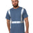 Bayside Unisex USA - Made High Visibility T-Shirt - Denim - Bayside 3751 Denim S Short Sleeve T-Shirts