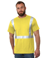 Bayside Unisex USA - Made High Visibility T-Shirt - Pacific Yellow - Bayside 3751 Pacific Yellow S Short Sleeve T-Shirts