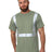 Bayside Unisex USA - Made High Visibility T-Shirt - Safari - Bayside 3751 Safari S Short Sleeve T-Shirts