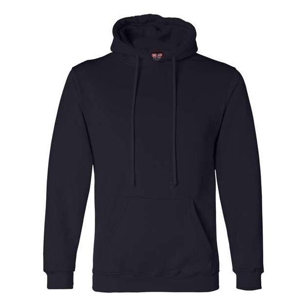 Bayside Unisex USA - Made Hooded Sweatshirt - Navy - Bayside 960 Navy S Sweatshirts