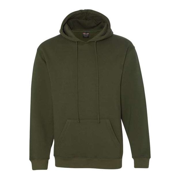 Bayside Unisex USA - Made Hooded Sweatshirt - Olive - Bayside 960 Olive S Sweatshirts