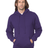 Bayside Unisex USA - Made Hooded Sweatshirt - Purple - Bayside 960 Purple S Sweatshirts