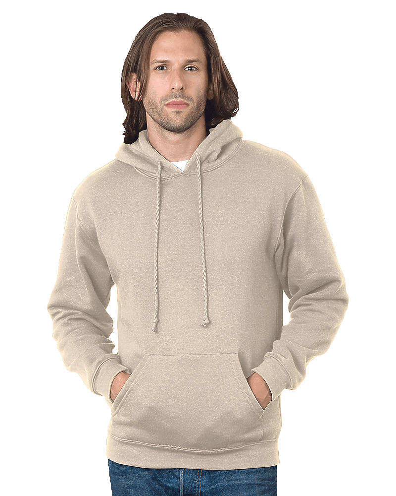 Bayside Unisex USA - Made Hooded Sweatshirt - Sand - Bayside 960 Sand S Sweatshirts