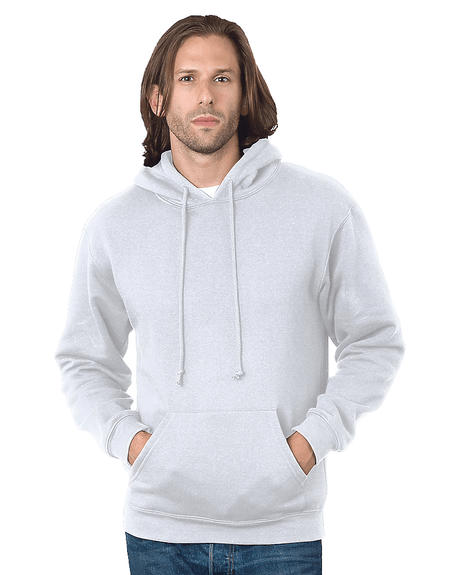 Bayside Unisex USA - Made Hooded Sweatshirt - White - Bayside 960 White S Sweatshirts