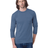 Bayside Unisex USA - Made Long Sleeve Pocket T-Shirt - Denim - Bayside 8100 Denim S Short Sleeve T-Shirts