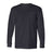 Bayside Unisex USA - Made Long Sleeve Pocket T-Shirt - Navy - Bayside 8100 Navy S Short Sleeve T-Shirts