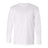 Bayside Unisex USA - Made Long Sleeve Pocket T-Shirt - White - Bayside 8100 White M Short Sleeve T-Shirts