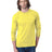 Bayside Unisex USA - Made Long Sleeve Pocket T-Shirt - Yellow - Bayside 8100 Yellow S Short Sleeve T-Shirts