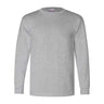 Bayside Unisex USA - Made Long Sleeve T-Shirt - Dark Ash - Bayside 6100 Dark Ash S Long Sleeve T-Shirts
