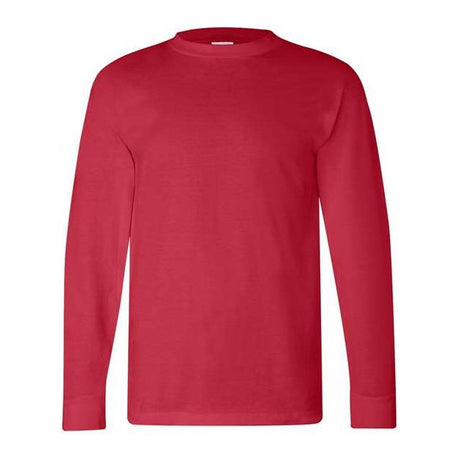 Bayside Unisex USA - Made Long Sleeve T-Shirt - Red - Bayside 6100 Red S Long Sleeve T-Shirts