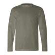 Bayside Unisex USA - Made Long Sleeve T-Shirt - Safari - Bayside 6100 Safari S Long Sleeve T-Shirts