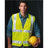 Bayside Unisex USA - Made Mesh Safety Vest - Bayside 3785 Lime Green M