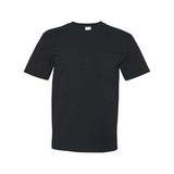 Bayside Unisex USA - Made Midweight Pocket T-Shirt - Bayside 5070 Black S Short Sleeve T-Shirts