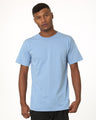 Bayside Unisex USA - Made Midweight T-Shirt - Bayside 5040 Light Blue S Short Sleeve T-Shirts