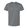 Bayside Unisex USA - Made Performance T-Shirt - Bayside 5300 Charcoal S Short Sleeve T-Shirts