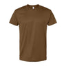 Bayside Unisex USA - Made Performance T-Shirt - Bayside 5300 Coyote Brown S Short Sleeve T-Shirts
