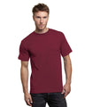 Bayside Unisex USA - Made Pocket T-Shirt - Bayside 7100 Burgundy S Short Sleeve T-Shirts
