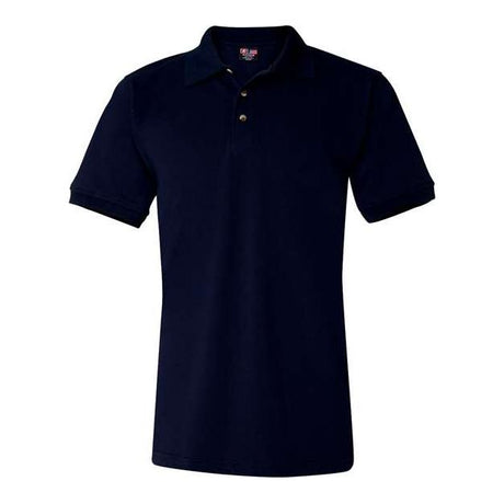 Bayside Unisex USA - Made Polo - Bayside 1000 Navy S