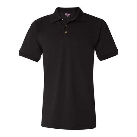Bayside Unisex USA - Made Polo - Bayside 1000 White M
