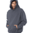 Bayside Unisex USA - Made Super Heavy Oversized Hooded Sweatshirt - Bayside 4000 Dark Grey S Sweatshirts