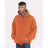 Bayside Unisex USA - Made Super Heavy Thermal Lined Full - Zip Hooded Sweatshirt - Bayside 940 Bright Orange/ Dark Grey M Zip Hoodies