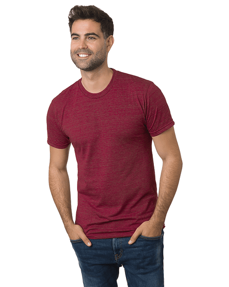 Bayside Unisex USA - Made Triblend T-Shirt - Bayside 5710 Tri Burgundy XS Short Sleeve T-Shirts