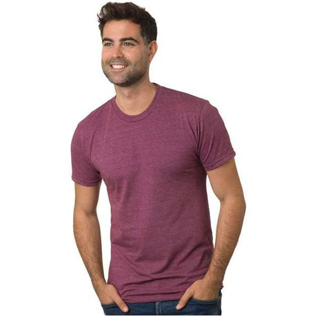Bayside Unisex USA - Made Triblend T-Shirt - Bayside 5710 Tri Maroon XS Short Sleeve T-Shirts