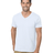 Bayside Unisex USA - Made V - Neck T-Shirt - Bayside 5025 White S Short Sleeve T-Shirts
