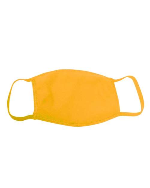 Bayside USA - Made 100% Cotton Face Mask - Bayside 1900 Purple OS PK 25