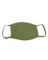 Bayside USA - Made 100% Cotton Face Mask - Bayside 1900 Purple OS PK 25