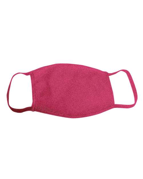Bayside USA - Made 100% Cotton Face Mask - Bayside 1900 Purple OS PK 25