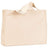 Bayside USA Made Cotton Canvas Medium Gusset Tote Bag - Bayside BA750 Natural One Size Tote Bags