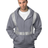 Bayside USA - Made Hi - Visibility Full - Zip Hooded Sweatshirt - Segmented Tape - Bayside 3737 Charcoal S Zip Hoodies