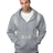 Bayside USA - Made Hi - Visibility Full - Zip Hooded Sweatshirt - Segmented Tape - Bayside 3737 Dark Ash S Zip Hoodies