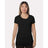 Bayside Women's Fine Jersey T-Shirt - Bayside 9625 Black XS Short Sleeve T-Shirts