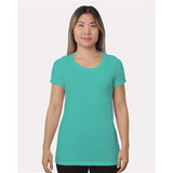 Bayside Women's Fine Jersey T-Shirt - Bayside 9625 Chalky Mint XS Short Sleeve T-Shirts
