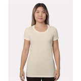 Bayside Women's Fine Jersey T-Shirt - Bayside 9625 Cream XS Short Sleeve T-Shirts