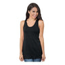 Bayside Women's Triblend Racerback Tank Top - Bayside 9600 Tri Charcoal XS Tank Top